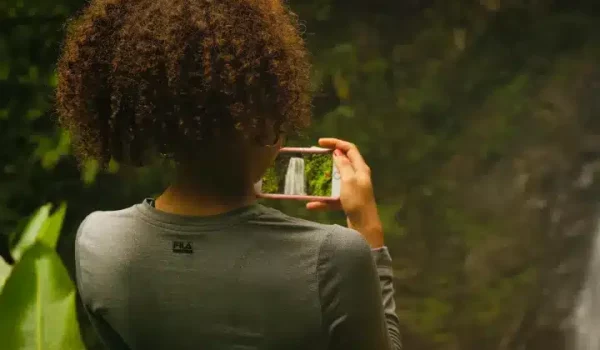 a man looking at the camera