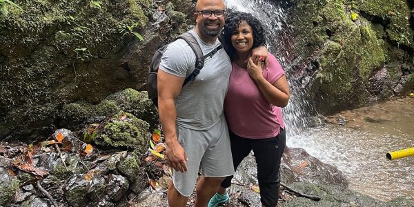 Spring Water Trail Hike Manuel Antonio Couple