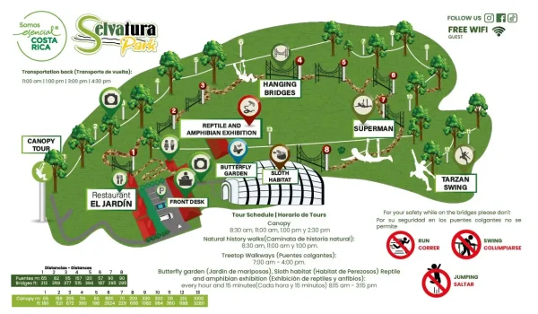 Mapa Selvatura